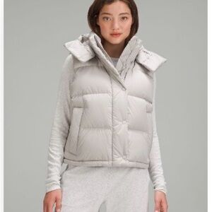 Lululemon Wunder Puff Cropped Vest - Like New